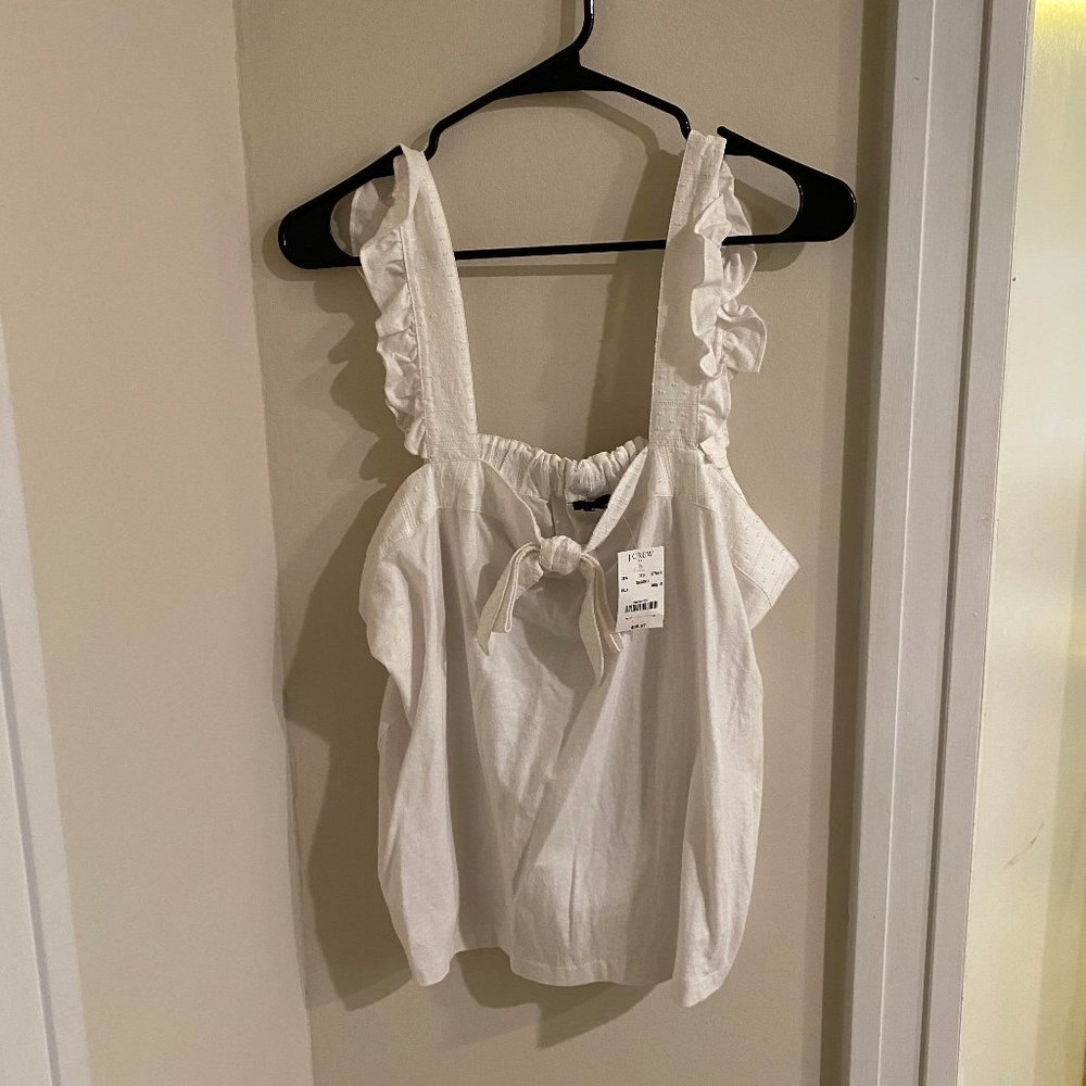 White J. Crew Tank Top